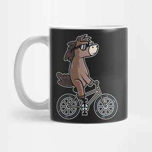 Horse Bicycle Cyclist Cycling design Mug